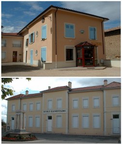 Rénovation de la Mairie et de l'école élémentaire de Chonas l'Amballan (38)