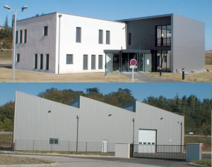 Axovision, bâtiment de bureaux et bâtiment industriel - Pont-Evêque (38)